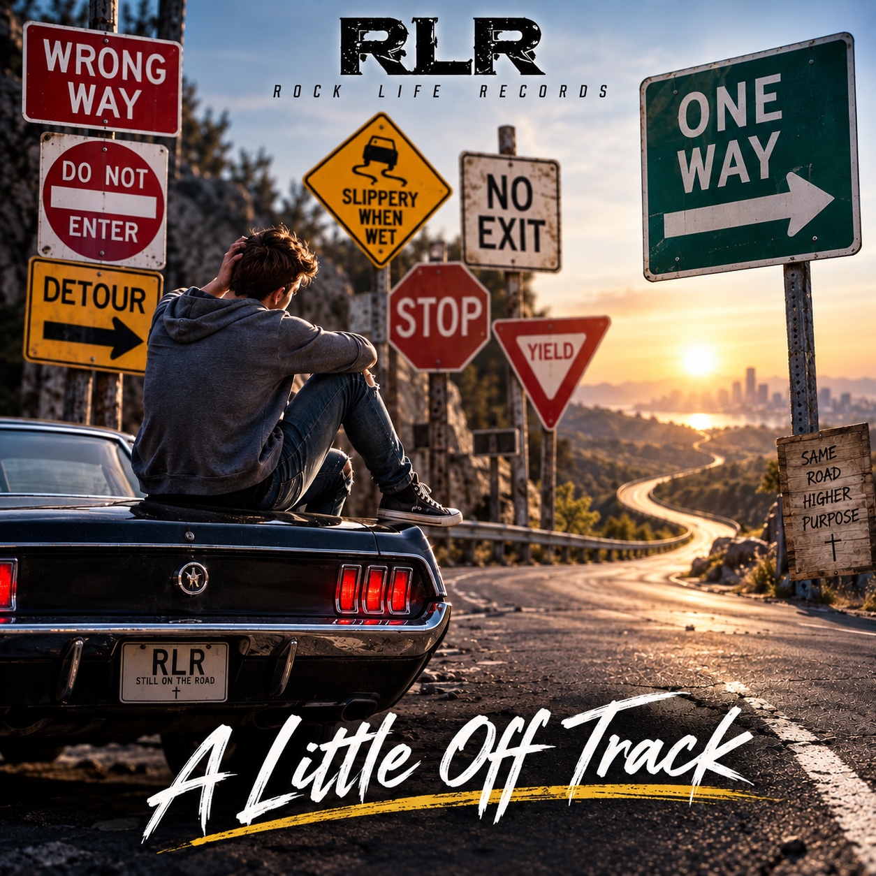 Original cover artwork for A Little Off Track